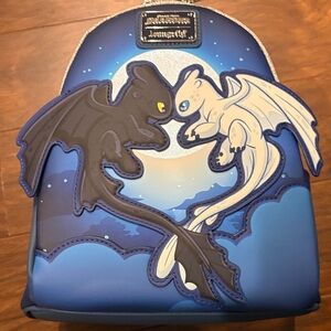 Loungefly how to train your  Dragon Backpack limited